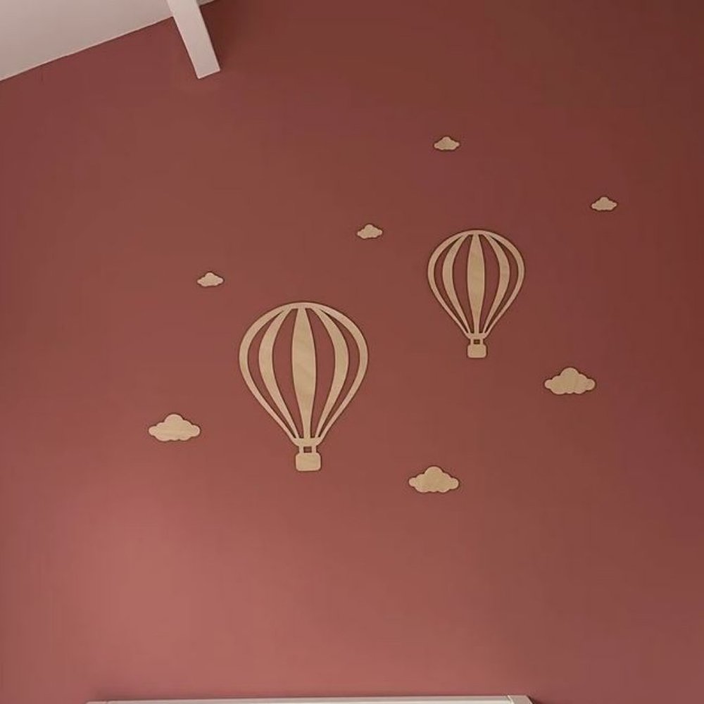 Hot air balloon shape,Hot air balloon cut out,Unfinished Wooden shapes for craft